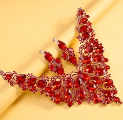 Image of Conjunto Cristal Pombagira Vermelho