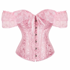 corset rosa doce encanto