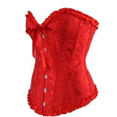 Corselet Cetim Brocado Varias Cores - comprar online