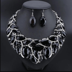 Conjunto Pombagira preto com prata - comprar online