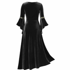 Vestido Medieval Preto - comprar online