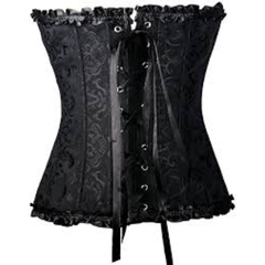 Corset Brocado Zíper - comprar online