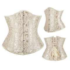 CORSET UNDERBUST BROCADO - loja online