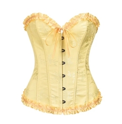 Corset Amarelo suave