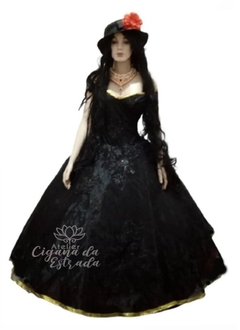 Vestido Pombagira Rosa Negra na internet