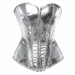 Corset Prata Com ziper