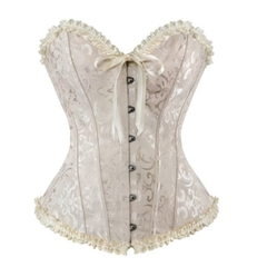 Imagem do Corselet Cetim Brocado Varias Cores