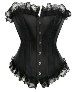 Corset detalhes em renda