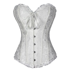 Imagem do Corselet Cetim Brocado Varias Cores