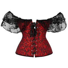 CORSET VERMELHO & PRETO - Atelier Cigana da Estrada