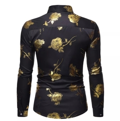 Camisa Cigana Preta e Dourada - comprar online