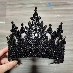 Coroa preta em cristal - comprar online