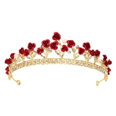 Tiara Coroa Rosas vermelhas na internet