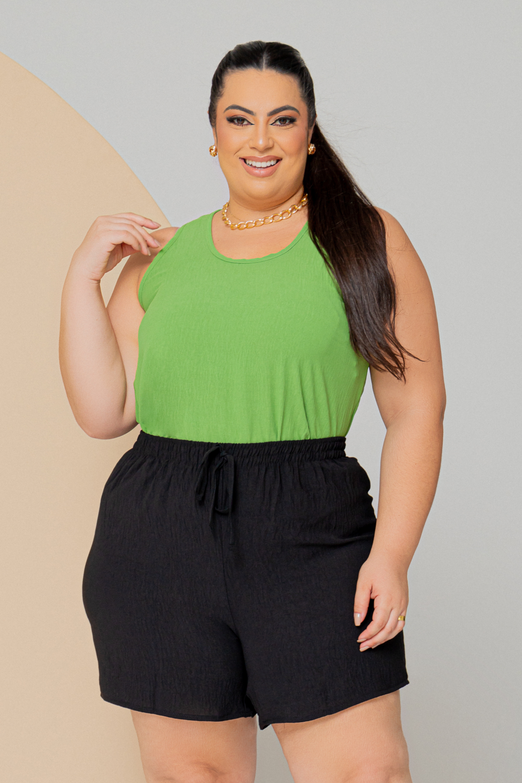 Short Plus Size Duna - Comprar em Lojas Maxshop