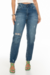 Calça Jeans Feminina Reta Destroyed - comprar online