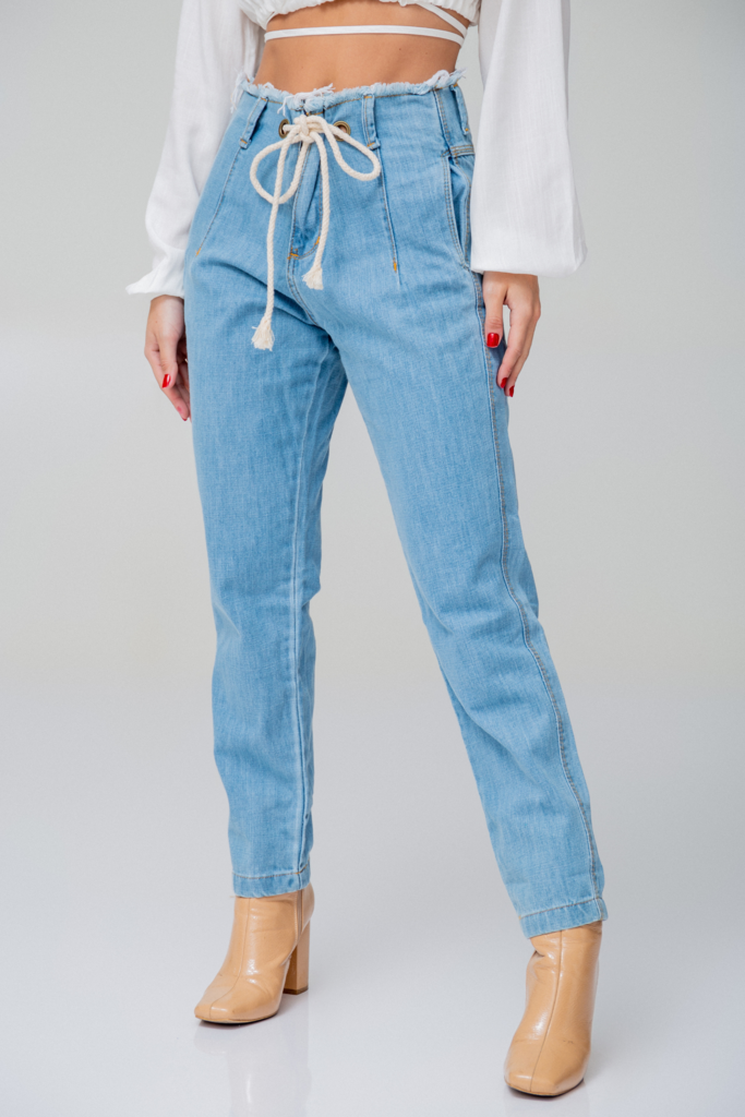 Cal a Mom Jeans Feminina com Cadar o Lojas Maxshop