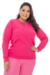 Blusão Feminino Moletom Pluz Size - comprar online