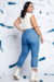 Calça Mom Jeans Feminina Com Detalhe Drapeado - loja online