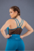 Body Fitness Feminino com Recortes em Tule - Lojas Maxshop