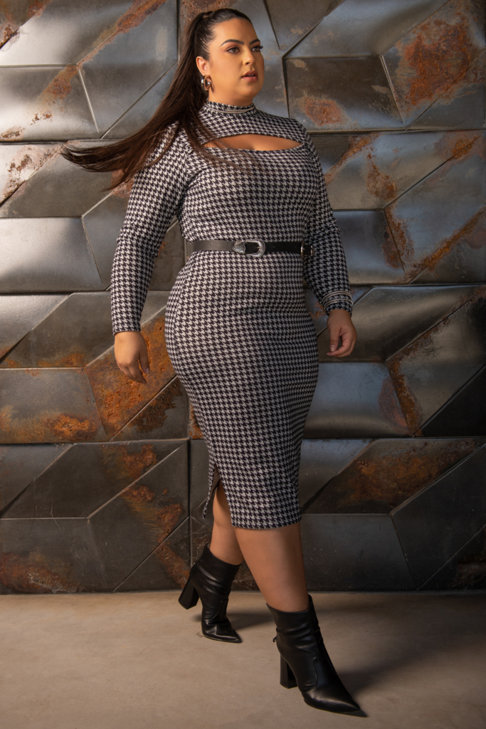 Vestido feminino best sale malha