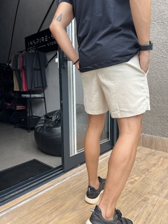 SHORT LINHO MASCULINO PREMIUM - AREIA - loja online