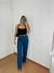 CALÇA JEANS WIDE LEG escura - comprar online