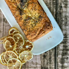 Budín de Limón y Amapola - Keto