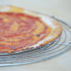 Pre-Pizza crocante con levain cetogénico de harina de almendras - KETO