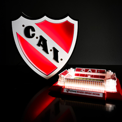 Combo Led Velador y Estadio Independiente