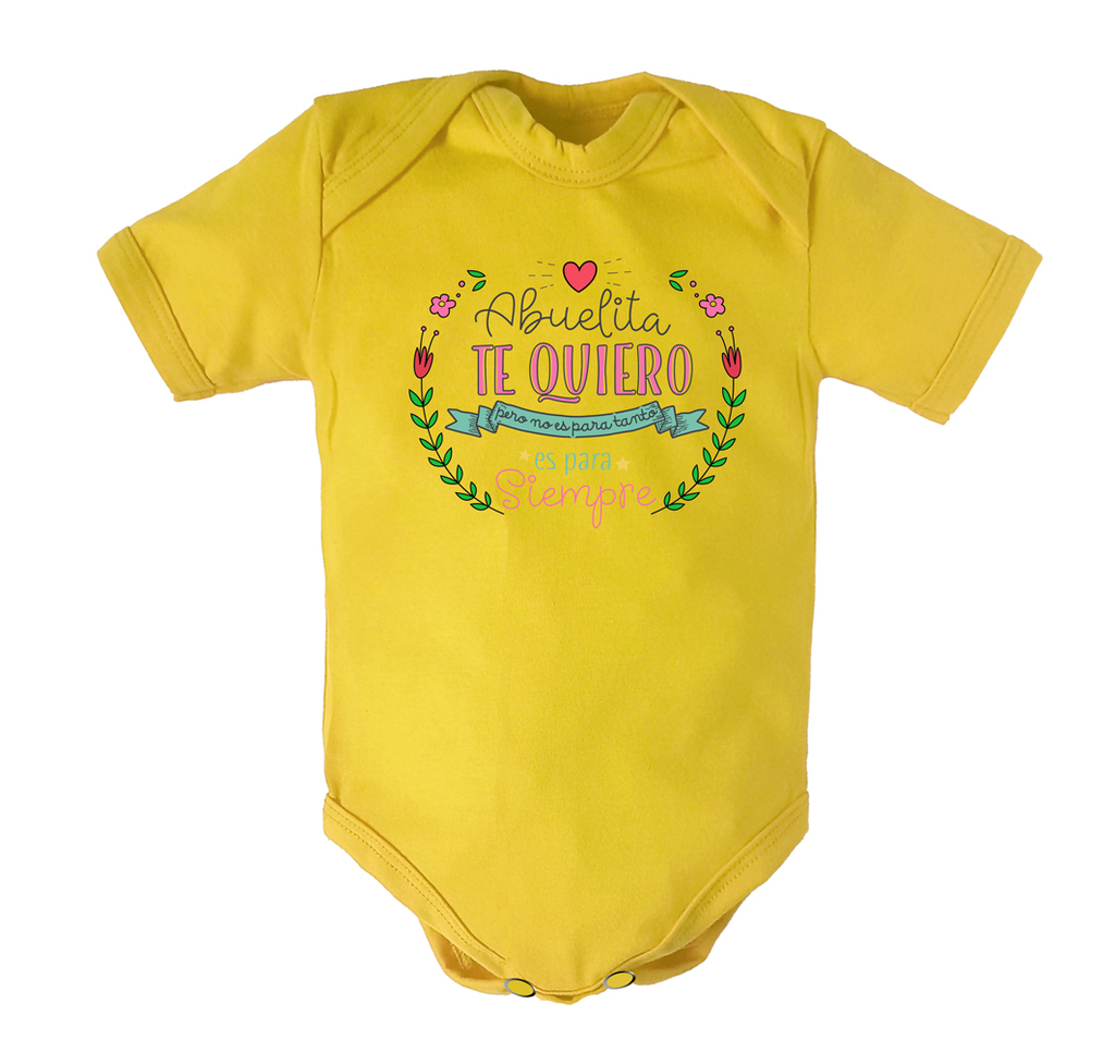 Pa alero Amarillo De Beb Abuelita Te Quiero