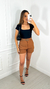 Short Alfaiataria Marant com Dois Cintos Joana - Marrom