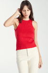 MUSCULOSA CRUCES (MOKA KNIT)