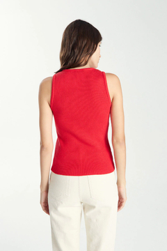 MUSCULOSA CRUCES (MOKA KNIT) en internet