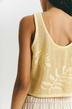 TOP YELLOW (MOKA KNIT) - The Market