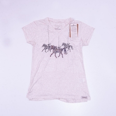 Camiseta Baby Look Estampa Cavalo - Tropilha - loja online