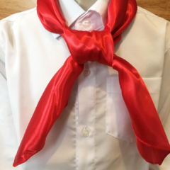 lenço vermelho gaucho tradicional 80 cm
