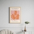 Con Marco - Matisse Papiers Decoupes Naranja y Rosa - comprar online
