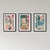 STOCK Inmediato - Set 3 Marco Negro - Matisse Pintura - 30x45 cm