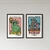 STOCK Inmediato - Set 2 Marco Negro - Keith Haring - 30x45 cm