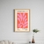 Con Marco - Matisse Papiers Decoupes Rosa y Rojo - comprar online