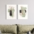 Set 2 Canvas - Abstractos Verde, Negro y Dorado - comprar online