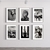 Set Wall 6 con Marco - Mujeres iconic B&W - comprar online
