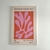 Canvas - Matisse Papiers Decoupes rosa y rojo - comprar online