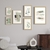 Set Wall 6 con Marco - Arte Verde Abstracto - comprar online