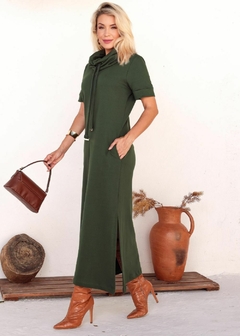 Vestido Bete Verde Militar - loja online