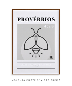 Provérbios 4:18 - Vagalume - Haba Poster