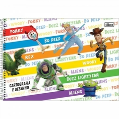 Caderno Cartografia Toy Story 80 Folhas - Tilibra