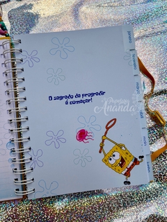 Planner 2025 Bob Esponja A5 - Papelaria Ananda na internet