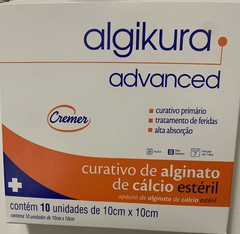 Curativo de Alginato de Cálcio Estéril Algikura 10x10cm UNIDADE - Cod: 615173