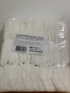 Compressa de gaze 7,5x7,5cm 13 fios pct.c/500 não estéril INA- COD. 79106-02 - comprar online